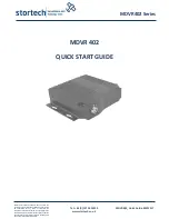 Stortech MDVR402 Quick Start Manual preview