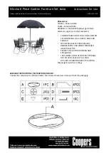 Stortford Coopers H250 Instructions For Use предпросмотр