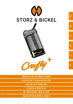 Preview for 1 page of STORZ & BICKEL 533028-1 Instructions For Use Manual