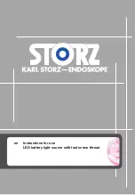 Preview for 1 page of Storz 11301D4 Instructions For Use Manual