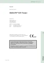 Предварительный просмотр 3 страницы Storz DUOLITH SD1 R-SW Operating Manual