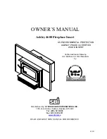 STOVE BUILDER INTERNATIONAL INC Ashley 4600 Owner'S Manual preview