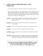 Preview for 4 page of Stove Builder International MODEL OSBURN STRATFORD Installation Instructions Manual