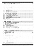 Preview for 4 page of Stove Builder International Valcourt FP12 Mundo Installation And Operation Manual