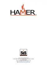 Preview for 18 page of Stove industry HAMER HD5 Installation And Operating Instructions Manual