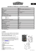 Preview for 1 page of Stoveman 13-LS Installation And Operating Manual