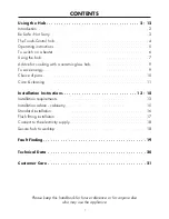 Preview for 3 page of STOVES 600CTH User Manual