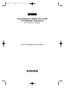 Preview for 1 page of STOVES 61GDO User & Installation Instructions Manual