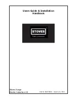 STOVES 900EI Users Manual & Installation Handbook preview