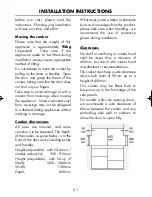 Preview for 23 page of STOVES Heritage 1100DF User & Installation Instructions Manual