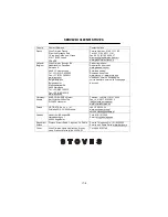 Preview for 120 page of STOVES S1000 User Manual