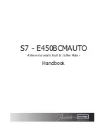 STOVES S7 E450BCMAUTO Handbook предпросмотр