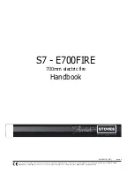 Предварительный просмотр 1 страницы STOVES S7 - E700FIRE Handbook