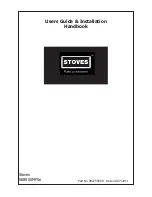 Preview for 1 page of STOVES SEB900MFSe Users Manual & Installation Handbook