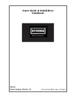 STOVES SEC60DO Users Manual & Installation Handbook preview