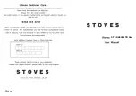 Предварительный просмотр 1 страницы STOVES ST SXS909WTD Sta User Manual