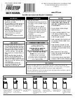 Preview for 1 page of Stovetop Firestop Plus Sensor User Manual