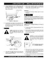 Предварительный просмотр 21 страницы Stow CD605E16 Operation And Parts Manual