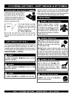 Preview for 4 page of Stow LT-12D Operation Manual