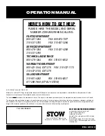 Preview for 46 page of Stow LT-12D Operation Manual