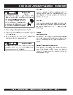 Предварительный просмотр 22 страницы Stow MS-63 Operation And Parts Manual