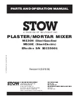 Stow MS30E Parts And Operation Manual предпросмотр