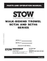 Stow SCT36 Series Parts And Operation Manual preview