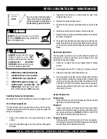 Предварительный просмотр 28 страницы Stow SFCG1 SERIES Operations & Parts Manual