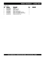 Предварительный просмотр 81 страницы Stow SFCG1 SERIES Operations & Parts Manual