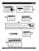 Предварительный просмотр 58 страницы Stow SFG10E Operation And Parts Manual