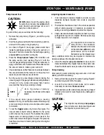 Preview for 20 page of Stow T-20H Operation & Parts Instruction Manual