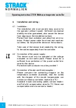 Предварительный просмотр 10 страницы Strack Z7510 Operating Instruction