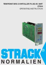 Strack Z7538 Operating Instruction preview