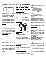 Preview for 2 page of Strait-line Stud Finder 150 Quick Start Manual