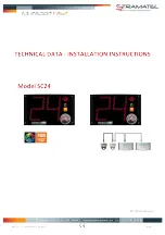 Предварительный просмотр 6 страницы Stramatel Multisport 452 Series Technical Data - Installation Instructions