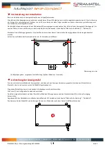 Предварительный просмотр 3 страницы Stramatel Multisport Compact 452 MS 3000 Technical Data - Installation Instructions