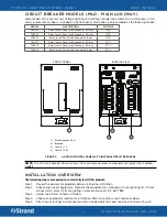 Preview for 4 page of Strand 76910 User Manual