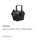 Предварительный просмотр 1 страницы Strand Acclaim LED Fresnel User Manual