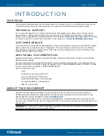 Preview for 2 page of Strand Acclaim LED Series User Manual