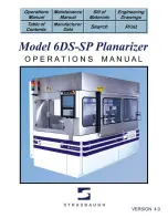 Предварительный просмотр 1 страницы Strasbaugh 6DS-SP Operation Manual