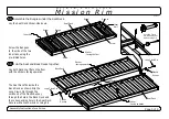 Preview for 5 page of Strata Furniture Mission Rim Manual