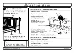 Preview for 8 page of Strata Furniture Mission Rim Manual