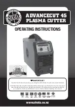 Strata ADVANCECUT 45 Operating Instructions Manual preview