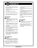 Preview for 20 page of Strata ADVANCECUT 65 Operating Instructions Manual