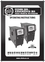 Preview for 1 page of Strata ADVANCEMIG 255 Operating Instructions Manual