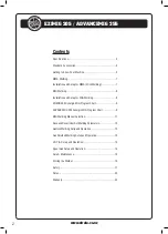 Preview for 2 page of Strata ADVANCEMIG 255 Operating Instructions Manual