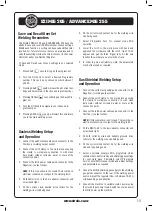 Preview for 13 page of Strata ADVANCEMIG 255 Operating Instructions Manual