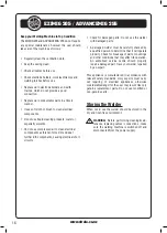 Preview for 16 page of Strata ADVANCEMIG 255 Operating Instructions Manual