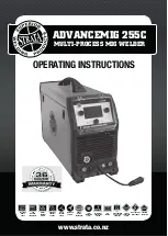 Strata ADVANCEMIG 255C Operating Instructions Manual preview