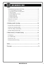 Preview for 3 page of Strata ADVANCEMIG 255C Operating Instructions Manual